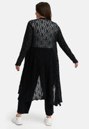 Kekoo Veste en tricot Long 'Cotton'