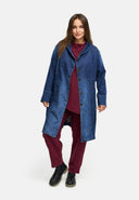 Overgangsmantel van premium denim 'Indiga'