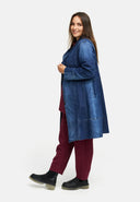 Overgangsmantel van premium denim 'Indiga'