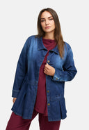 Veste-blouse en denim premium 'Indiga'