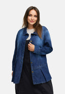 Veste-blouse en denim premium 'Indiga'