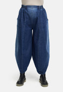 Pantalon large en denim premium 'Indiga'
