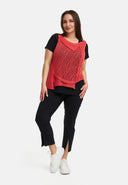 Kekoo Poncho de Malha Assimétrico 'Cotton'