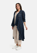 Kekoo Veste en tricot Long 'Cotton'