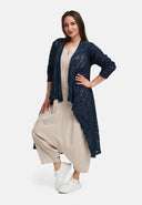 Kekoo Veste en tricot Long 'Cotton'