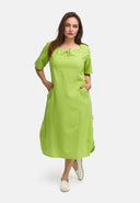 Vestido de linho em linha A 'Venti'