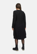 Elegante abito, linea ad A, con motivo strutturato 'Noira'