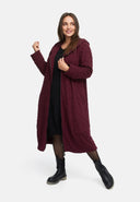 Manteau de transition en viscose stretch texturée 'Floréa'