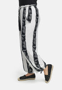 Straight stretch trousers made of viscose 'Sovana'