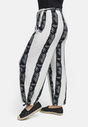 Straight stretch trousers made of viscose 'Sovana'