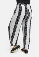 Straight stretch trousers made of viscose 'Sovana'
