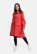 Blusa parka in paracadute con stretch 'Isara'