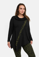 'Seriva' Τουνίκ – Γραμμή Α με γιακά σάλι & Διαγώνιο πάνελ