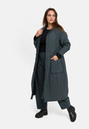 'Calina' laskuvarjokangas takki, vuorattu, A-linja
