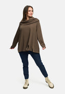 'Lunava' Shirt – met stretch in vloeiende A-lijn