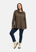 'Lunava' Shirt – met stretch in vloeiende A-lijn