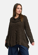 'Brunel' Túnica – forma corta, elegantemente estructurada & cuello de camisa