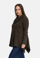 'Brunel' Túnica – forma corta, elegantemente estructurada & cuello de camisa