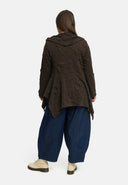 'Brunel' Túnica – forma corta, elegantemente estructurada & cuello de camisa