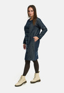 Robe 'Noelle' – denim, brillant & festif