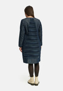 Robe 'Noelle' – denim, brillant & festif