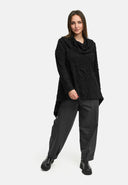 'Brunel' Túnica – forma corta, elegantemente estructurada & cuello de camisa