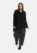 'Brunel' Túnica – forma corta, elegantemente estructurada & cuello de camisa