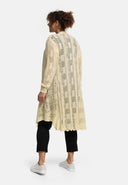 Cardigan lungo 'Cotture' – femminile, leggero e giocoso