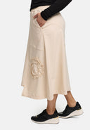 'Livia' Skirt – A-Line, asymmetric & elastic