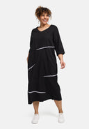 'Saria' Midi Dress – simple, comfortable & natural