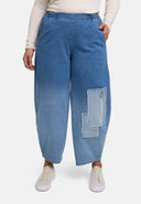 Spodnie 'Sky' – Premium-Dżins, Naszywka i Rozciągliwość