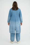 Casaco 'Sky' – Denim Premium, Lavagem Ombre & Elasticidade