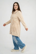 'Livia' Parka de mi-saison – doux, minutieux & moderne