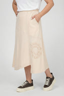 'Livia' Skirt – A-Line, asymmetric & elastic