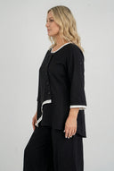 Blusa 'Saria' – assimétrica, leve e natural