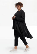 Cardigan lungo 'Cotture' – femminile, leggero e giocoso