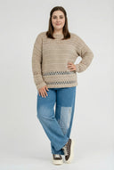 'Cotture' Stickad tröja – Mjuk känsla, Stilfull skärning & luftig