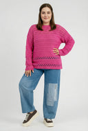 'Cotture' Stickad tröja – Mjuk känsla, Stilfull skärning & luftig