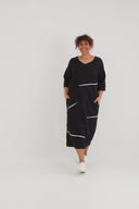 'Saria' Midi Dress – simple, comfortable & natural