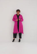 'Cotture' Lång Kofta – Mjuk Känsla, Stilfull Skärning & Luftig